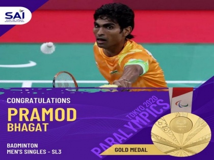 Tokyo Paralympics: PM Modi congratulates shuttler Pramod Bhagat for clinching gold medal | Tokyo Paralympics: PM Modi congratulates shuttler Pramod Bhagat for clinching gold medal