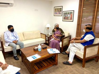 Assam CM meets Nirmala Sitharaman, Rameswar Teli | Assam CM meets Nirmala Sitharaman, Rameswar Teli