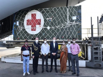 COVID-19: Shipment carrying second part of Oxygen generating plant from Germany arrives in India | COVID-19: Shipment carrying second part of Oxygen generating plant from Germany arrives in India