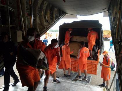 Cyclone Tauktae: NDRF team from Bhubaneshwar leaves for Gujarat | Cyclone Tauktae: NDRF team from Bhubaneshwar leaves for Gujarat Cyclone Tauktae: NDRF team from Bhubaneshwar leaves for Gujarat | Cyclone Tauktae: NDRF team from Bhubaneshwar leaves for Gujarat