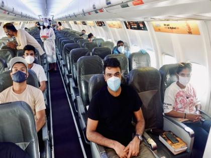 UK tour: Mithali, Ashwin, Siraj reach Mumbai in charter flight | UK tour: Mithali, Ashwin, Siraj reach Mumbai in charter flight