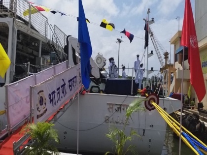 NSA Doval commissions Indian Coast Guard's ship Sajag | NSA Doval commissions Indian Coast Guard's ship Sajag