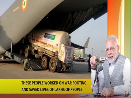COVID-19: PM Modi lauds oxygen tanker drivers, healthcare workers | COVID-19: PM Modi lauds oxygen tanker drivers, healthcare workers