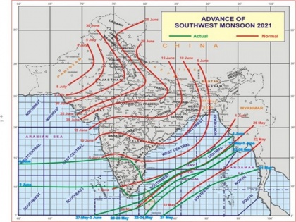 Monsoon likely to reach Tamil Nadu, Puducherry, coastal Karnataka in next 24 hours | Monsoon likely to reach Tamil Nadu, Puducherry, coastal Karnataka in next 24 hours