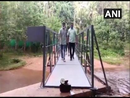 Villagers crowdfund, build bridge in Karnataka's Dakshina Kannada | Villagers crowdfund, build bridge in Karnataka's Dakshina Kannada