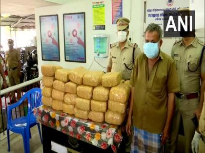 One held in Thiruvananthapuram with 110 kg ganja | One held in Thiruvananthapuram with 110 kg ganja