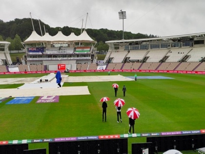 WTC final: Match officials on the field as it continues to drizzle in Southampton | WTC final: Match officials on the field as it continues to drizzle in Southampton