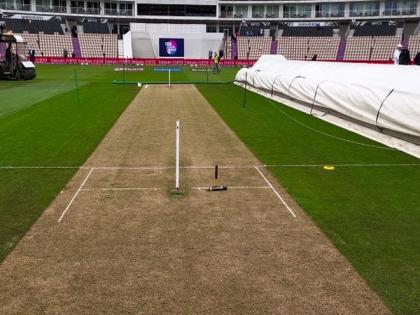 WTC final: BCCI shares picture of pitch after covers come off | WTC final: BCCI shares picture of pitch after covers come off