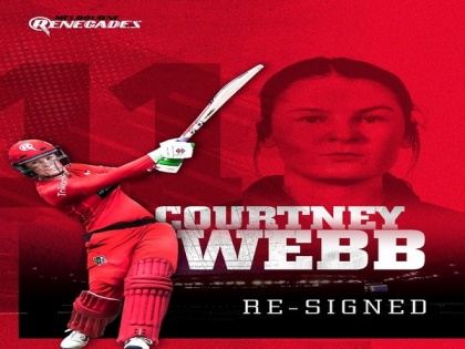 WBBL: Courtney Webb extends contract with Melbourne Renegades | WBBL: Courtney Webb extends contract with Melbourne Renegades