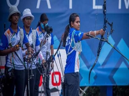 India women's recurve team win gold at World Cup | India women's recurve team win gold at World Cup