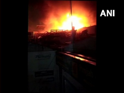 Fire breaks out at furniture shop in Delhi's Kirti Nagar area | Fire breaks out at furniture shop in Delhi's Kirti Nagar area