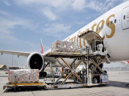 UAE's Emirates transports COVID-19 relief materials for free to India | UAE's Emirates transports COVID-19 relief materials for free to India