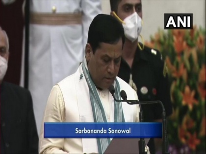 Former Assam CM Sarbananda Sonowal takes oath as Union Minister in PM Modi's Cabinet | Former Assam CM Sarbananda Sonowal takes oath as Union Minister in PM Modi's Cabinet