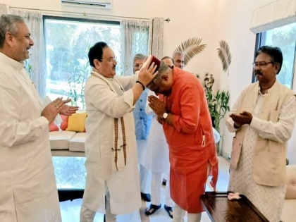 Union Minister Bhupender Yadav meets BJP chief JP Nadda | Union Minister Bhupender Yadav meets BJP chief JP Nadda