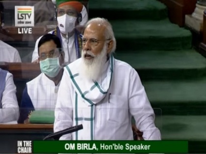 Some not happy if country's women, OBCs, farmers' sons become ministers: PM Modi in LS | Some not happy if country's women, OBCs, farmers' sons become ministers: PM Modi in LS