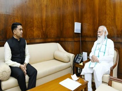Pramod Sawant briefs PM Modi on COVID-19 situation in Goa, ongoing preparations for 3rd wave | Pramod Sawant briefs PM Modi on COVID-19 situation in Goa, ongoing preparations for 3rd wave