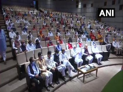 Monsoon session: BJP holds parliamentary party meet | Monsoon session: BJP holds parliamentary party meet Monsoon session: BJP holds parliamentary party meet | Monsoon session: BJP holds parliamentary party meet