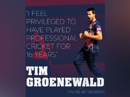 Pacer Tim Groenewald retires from professional cricket | Pacer Tim Groenewald retires from professional cricket