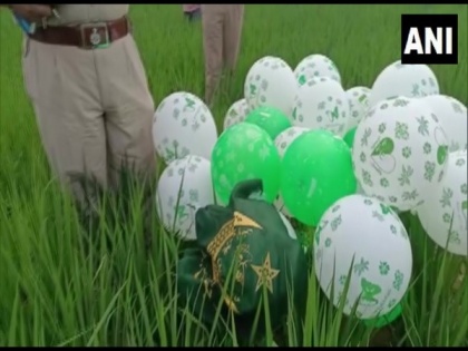 Balloons with Pakistani flag imprinted on them found in Punjab village | Balloons with Pakistani flag imprinted on them found in Punjab village