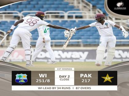 WI vs Pak, 1st Test: Brathwaite misses ton but hosts take lead on day two | WI vs Pak, 1st Test: Brathwaite misses ton but hosts take lead on day two