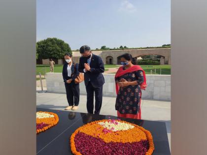 S Korea's Ambassador pays homage to Mahatma Gandhi at Raj Ghat | S Korea's Ambassador pays homage to Mahatma Gandhi at Raj Ghat S Korea's Ambassador pays homage to Mahatma Gandhi at Raj Ghat | S Korea's Ambassador pays homage to Mahatma Gandhi at Raj Ghat