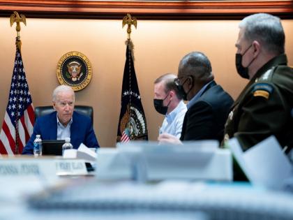 Biden meets national security team to discuss situation in Afghanistan | Biden meets national security team to discuss situation in Afghanistan
