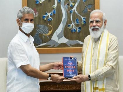 Jaishankar presents first copy of his book 'The India Way' to PM Modi | Jaishankar presents first copy of his book 'The India Way' to PM Modi