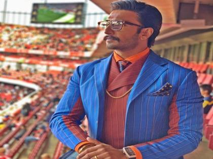 Ranveer shows up at Emirates Stadium for his favourite team | Ranveer shows up at Emirates Stadium for his favourite team