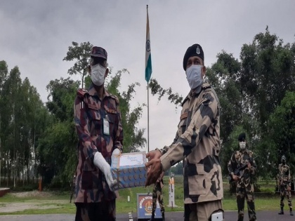 BSF exchanges sweets with Border Guards Bangladesh on Eid-ul-Fitr | BSF exchanges sweets with Border Guards Bangladesh on Eid-ul-Fitr