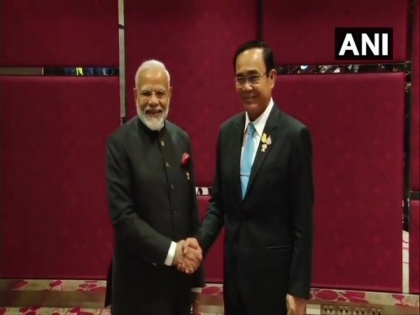PM Modi meets Thai counterpart on sidelines of 35th ASEAN summit | PM Modi meets Thai counterpart on sidelines of 35th ASEAN summit