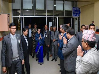 Nepal President takes update on PM Oli's health at Kathmandu hospital | Nepal President takes update on PM Oli's health at Kathmandu hospital