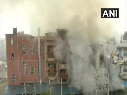 Delhi: Three firemen injured in blaze at two factories in Narela | Delhi: Three firemen injured in blaze at two factories in Narela