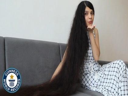 Gujarat's real-life Rapunzel breaks Guinness World Records with 190 cm long hair | Gujarat's real-life Rapunzel breaks Guinness World Records with 190 cm long hair
