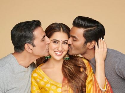 Sara, Akshay, Dhanush's 'Atrangi Re' goes on floors! | Sara, Akshay, Dhanush's 'Atrangi Re' goes on floors! Sara, Akshay, Dhanush's 'Atrangi Re' goes on floors! | Sara, Akshay, Dhanush's 'Atrangi Re' goes on floors!