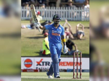 KL Rahul guides India to 296/7 against NZ in third ODI | KL Rahul guides India to 296/7 against NZ in third ODI