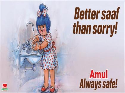 Better saaf than sorry: Amul raises awareness about Coronavirus prevention | Better saaf than sorry: Amul raises awareness about Coronavirus prevention