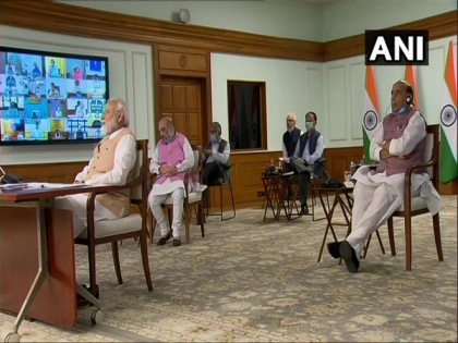 PM Modi chairs meeting with Council of Ministers via video conferencing | PM Modi chairs meeting with Council of Ministers via video conferencing