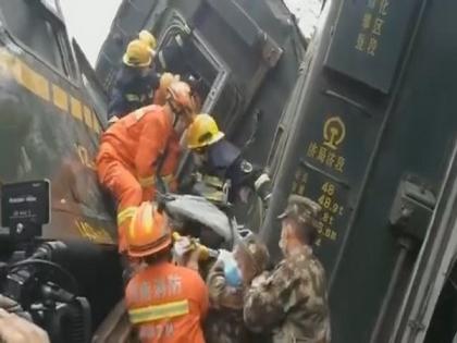 Driver killed, several injured as bullet train derails in China's Guizhou province | Driver killed, several injured as bullet train derails in China's Guizhou province