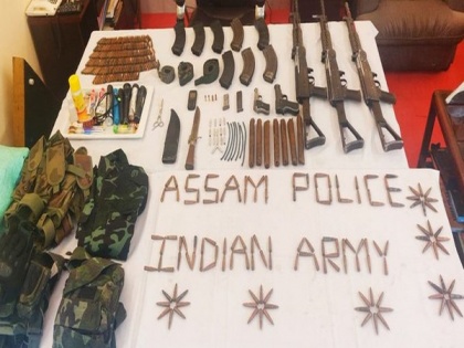 5 ULFA -I cadres apprehended in Assam, huge cache of ammunition recovered | 5 ULFA -I cadres apprehended in Assam, huge cache of ammunition recovered
