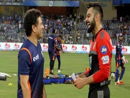 Virat Kohli extends greeting to Sachin Tendulkar on his 49th birthday | Virat Kohli extends greeting to Sachin Tendulkar on his 49th birthday