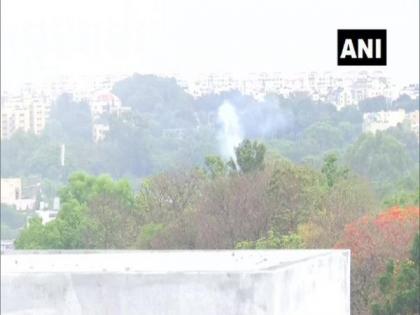 Bengaluru: Fire in HAL dumping yard contained | Bengaluru: Fire in HAL dumping yard contained Bengaluru: Fire in HAL dumping yard contained | Bengaluru: Fire in HAL dumping yard contained