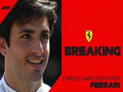 Carlos Sainz joins Ferrari for 2021 F1 season | Carlos Sainz joins Ferrari for 2021 F1 season