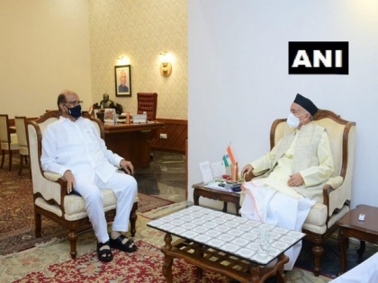Pawar meets Maharashtra Governor in Mumbai | Pawar meets Maharashtra Governor in Mumbai