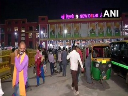 Passengers await departure from New Delhi railway station after resumption of trains | Passengers await departure from New Delhi railway station after resumption of trains