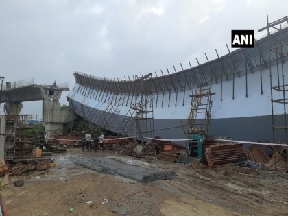 Mumbai: 13 injured after portion of under-construction flyover collapsed | Mumbai: 13 injured after portion of under-construction flyover collapsed