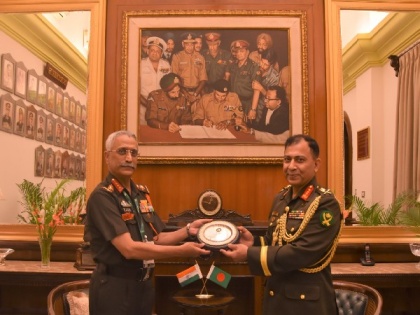 Gen Naravane meets Bangladesh Army's Quarter Master General | Gen Naravane meets Bangladesh Army's Quarter Master General