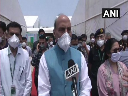 Sardar Vallabhbhai Patel COVID Hospital built in compliance with WHO guidelines: Rajnath Singh | Sardar Vallabhbhai Patel COVID Hospital built in compliance with WHO guidelines: Rajnath Singh