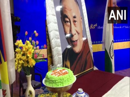Members of Tibetan government-in-exile celebrate Dalai Lama's 85th birthday | Members of Tibetan government-in-exile celebrate Dalai Lama's 85th birthday