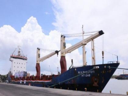First container ship from Kolkata Port to Agartala via Chattogram port flags off; MEA says "significant step" by India, Bangladesh | First container ship from Kolkata Port to Agartala via Chattogram port flags off; MEA says "significant step" by India, Bangladesh