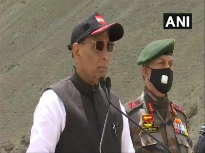 Talks underway to resolve border dispute, no one can take away an inch of our land: Rajnath Singh | Talks underway to resolve border dispute, no one can take away an inch of our land: Rajnath Singh